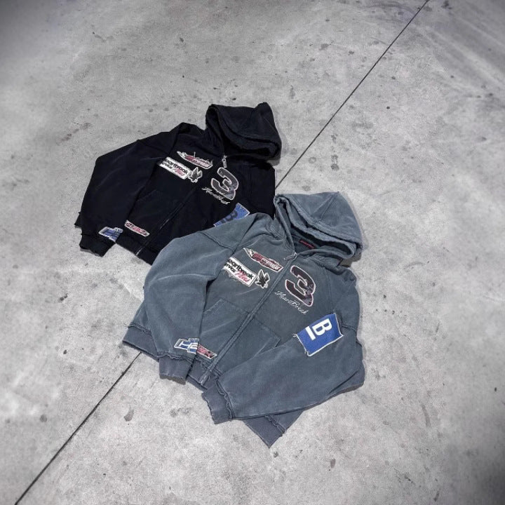 Men's Graphic Zip-Up