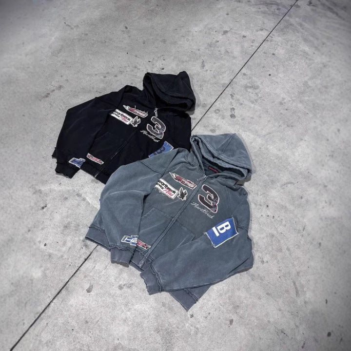 Men's Graphic Zip-Up