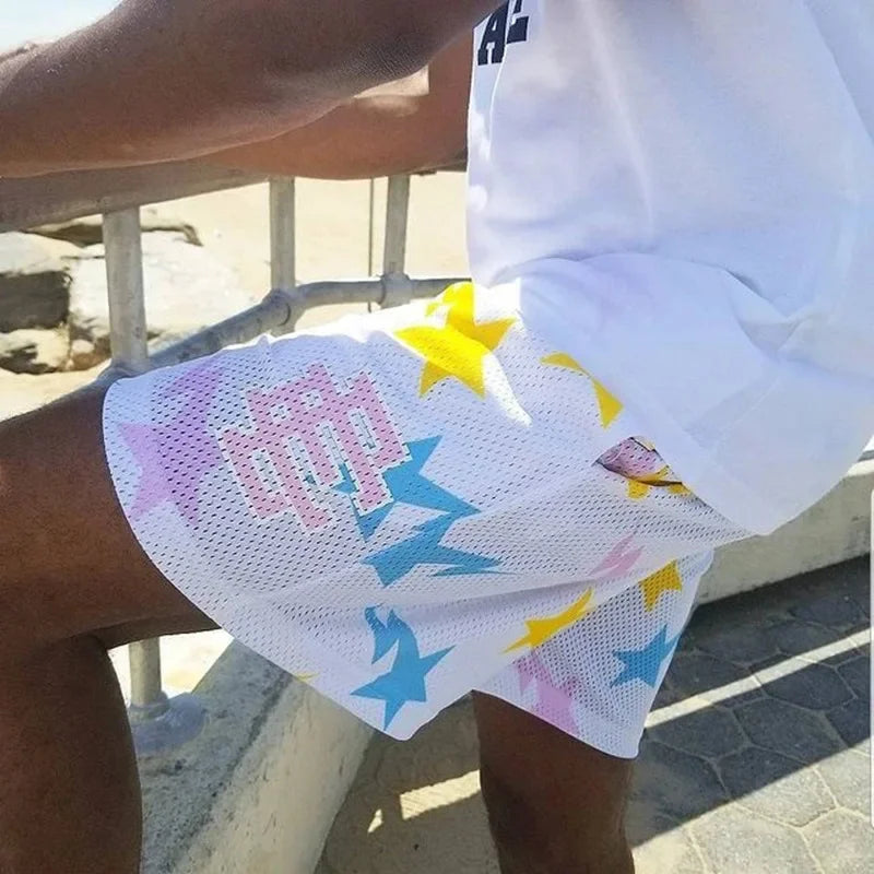 Men's Graphic Gym Shorts