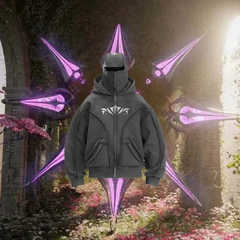 New Harajuku Zip-up Hoodie