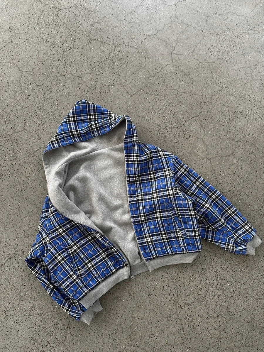 Men's Plaid Hoodie