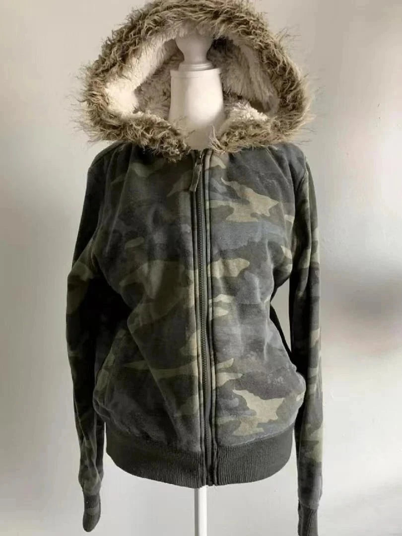 Women's Graphic Zip-Up Hoodie