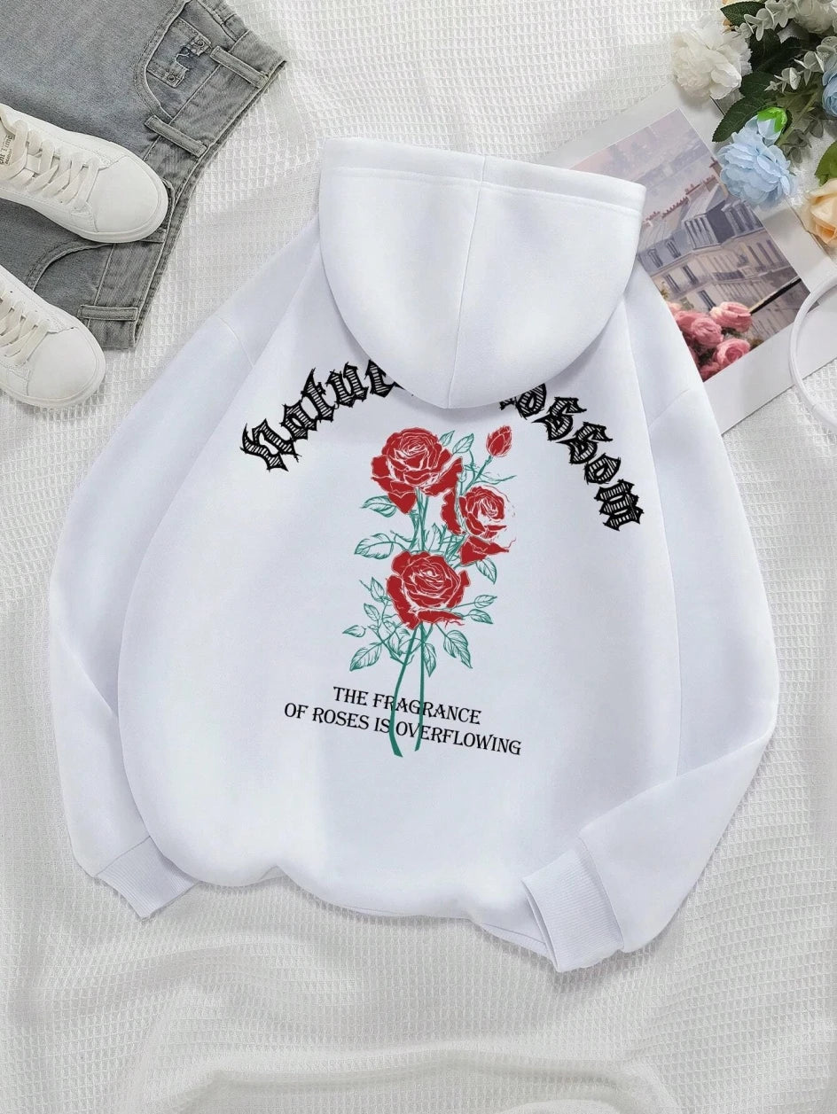 Unisex Floral Hoodie