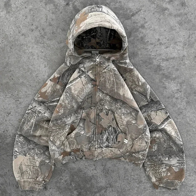 Oversized Camo Hoodies/Zip-Up