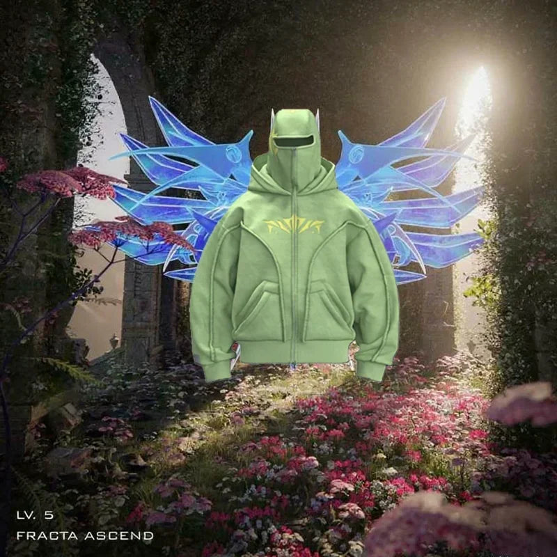 New Harajuku Zip-up Hoodie