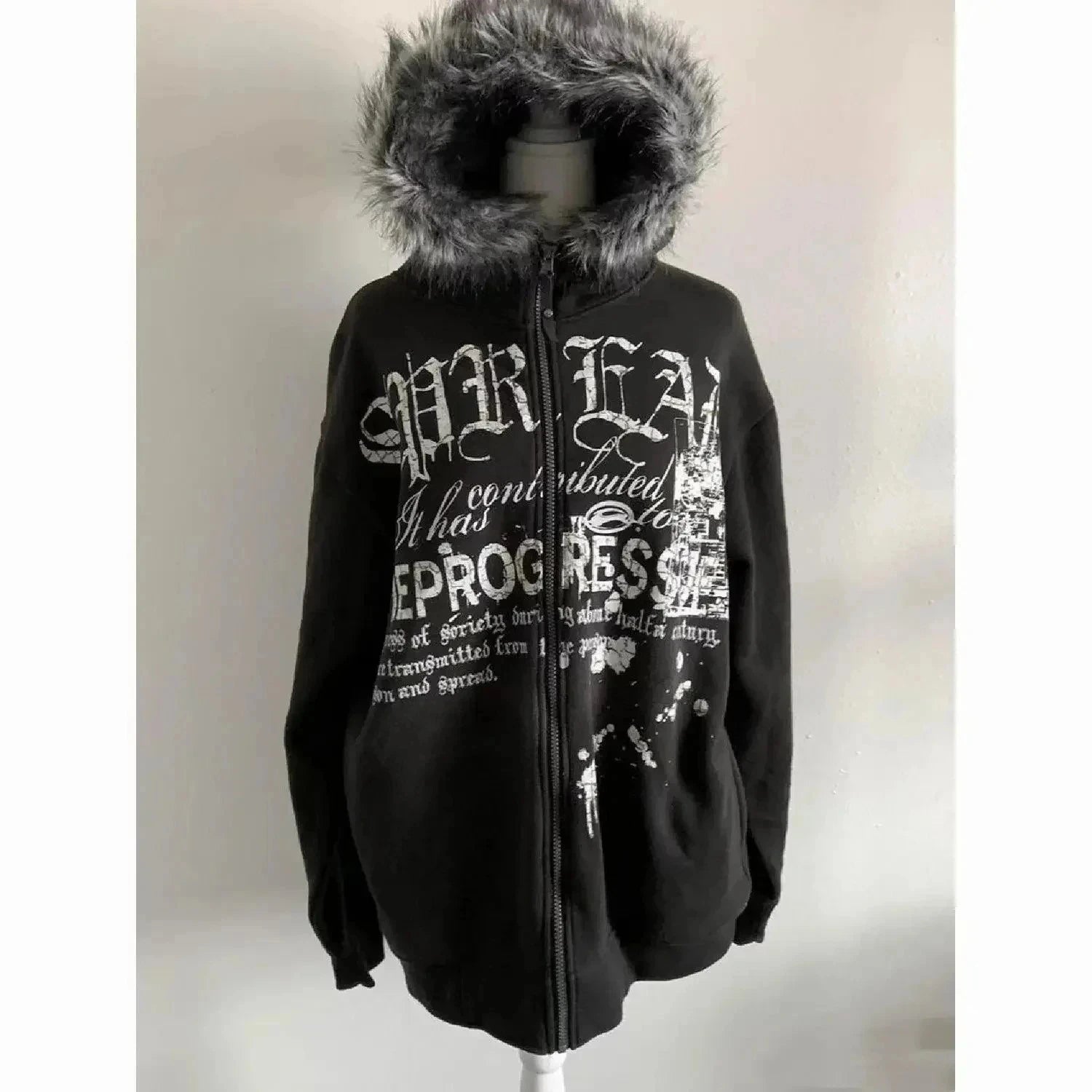 Women's Graphic Zip-Up Hoodie