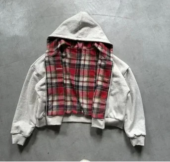 Men's Plaid Hoodie