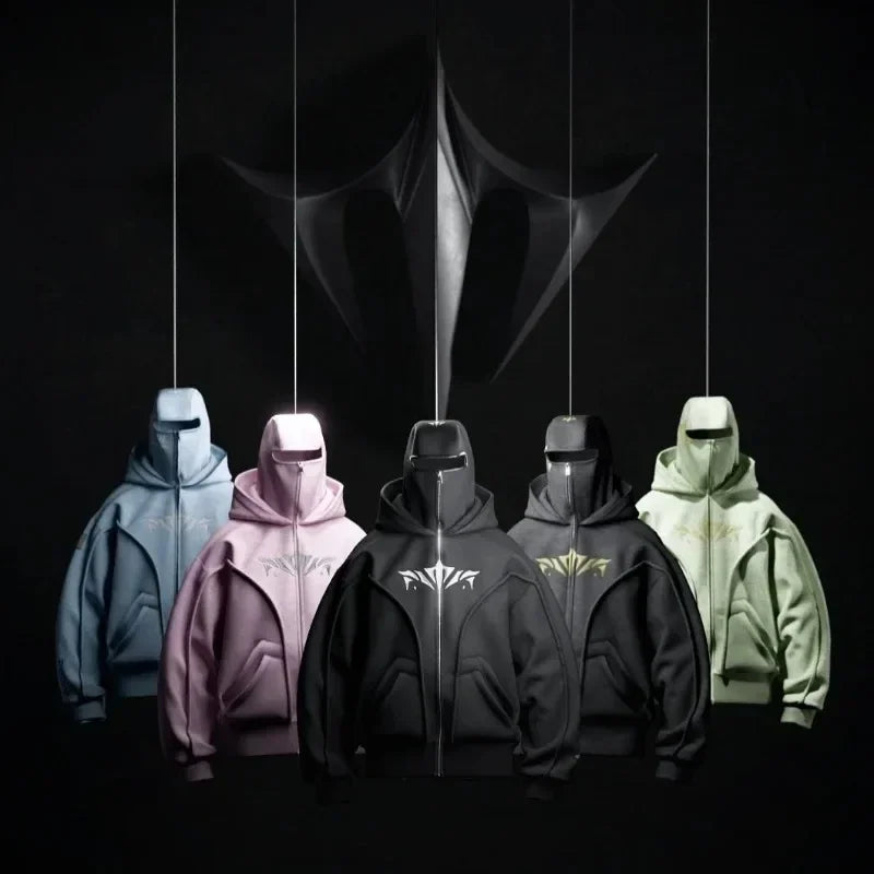 New Harajuku Zip-up Hoodie