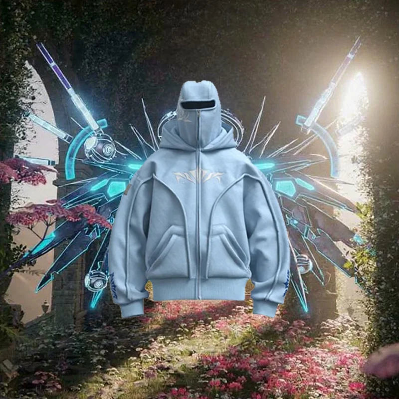 New Harajuku Zip-up Hoodie