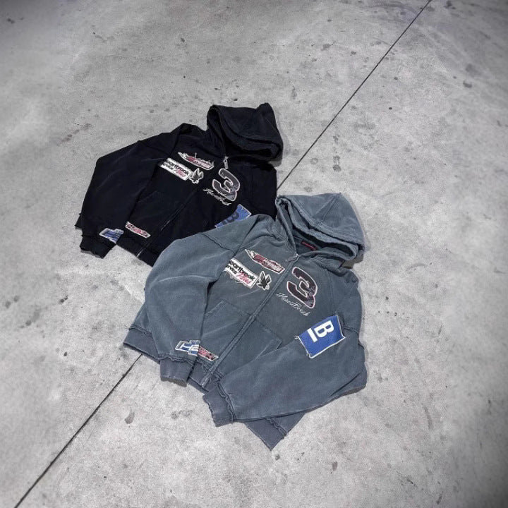 Men's Graphic Zip-Up