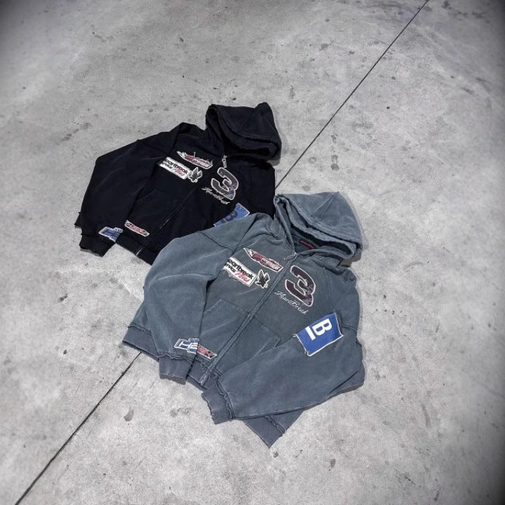 Men's Graphic Zip-Up